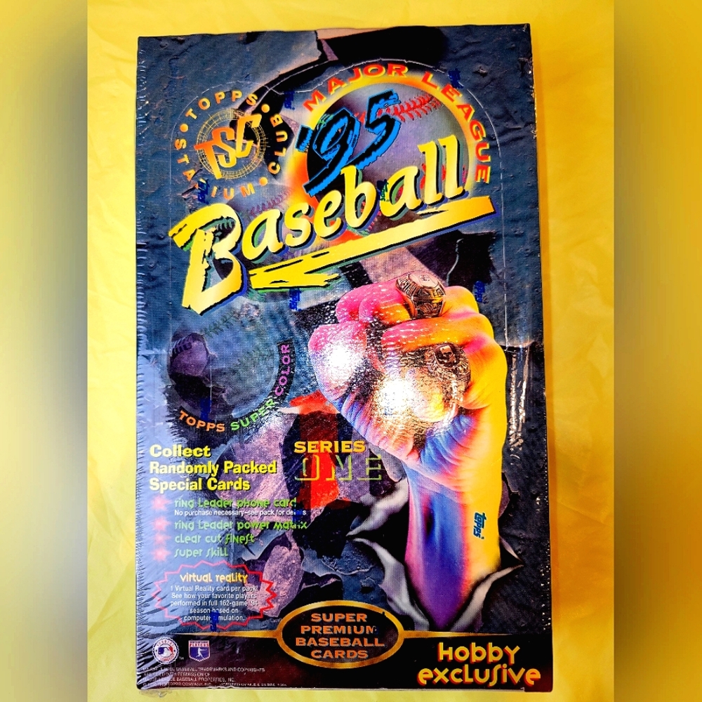 Topps stadium  club hobby box 1995 basesball